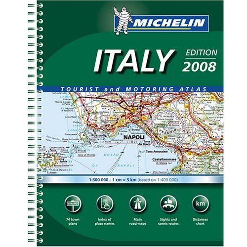 Mot Atlas Italy A4 Spiral (Michelin Tourist & Motoring Atlases)