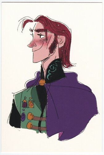 Carte Postale Disney - La Reine Des Neiges - Étude Préliminaire Du Prince Hans