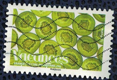 France 20008 Oblitéré Used Carnet Vacances Timbre N° 8 Kiwis En Rondelles Y&t 173