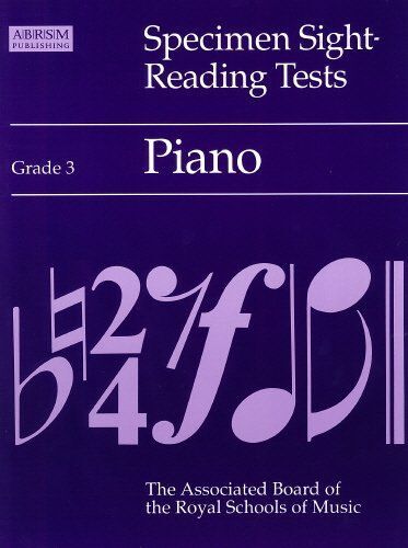 Specimen Sight-Reading Tests: Grade 3: Piano