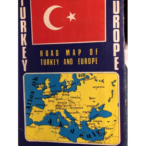 Road Map Of Turkey And Europe