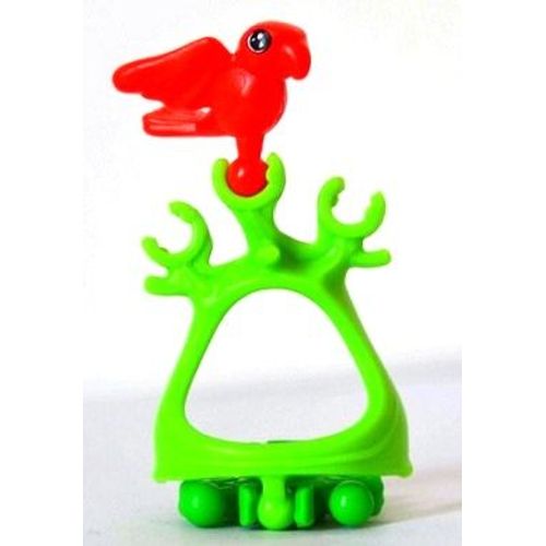Figurine "Kinder Infinimix" (2016) - N°2 Perroquet Rouge / Africa Puppies ( Sd205 / Sd-205 ) Avec Bpz