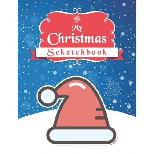 My Christmas Scketchbook: Anime Christmas Capa Design Drawing Notebook , Notebook For Writing, Painting, Sketching Or Doodling, 100 Pages, 8.5x11 Inches, New Art Student Notebook Gift