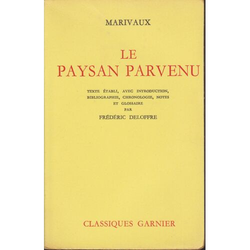 Le Paysan Parvenu