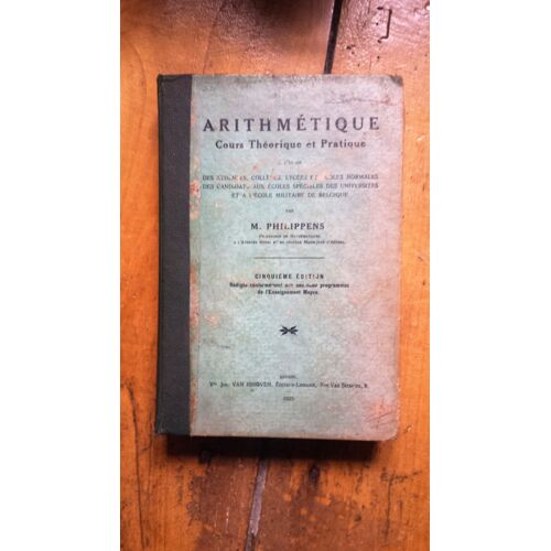 Arithmetique Cours Theorique Et Pratique