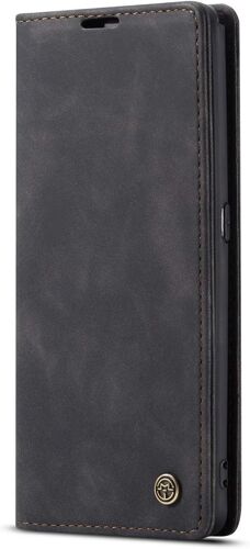 Coque Compatible Avec Samsung Galaxy A80/A90,Coque Rabat Cuir Avec Magnetique,Housse Protection Portefeuille Etui Cartes Stand Fonction (Noir)