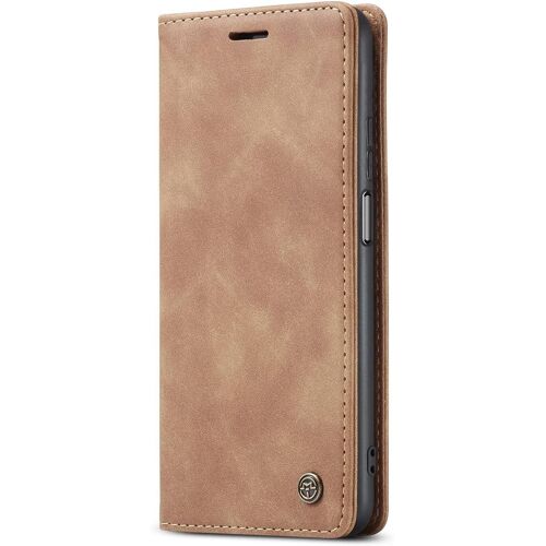 Coque Compatible avec Xiaomi Redmi Note 10 5G,Coque Rabat Cuir avec Magnetique,Housse Protection Portefeuille tui Cartes Stand Fonction (Brun)