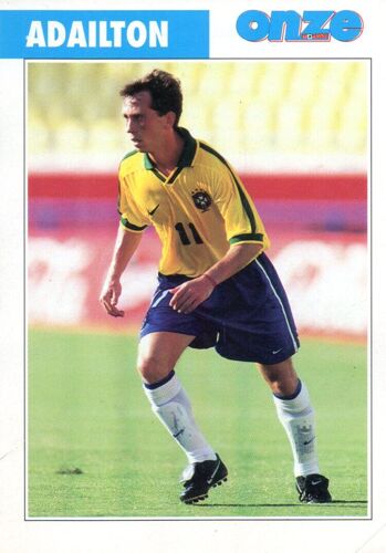 Fiche Onze Mondial Adailton 09/1997