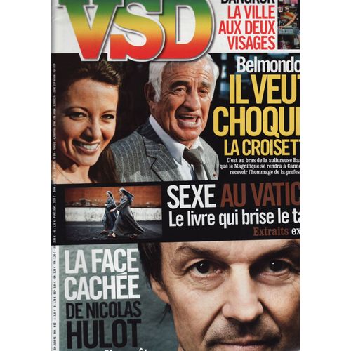 Vsd / 14-04-2011 N°1755 : Nicolas Hulot (4p) Eva Green (2p) Bertrand Cantat (2p) Daniel Auteuil (2p)