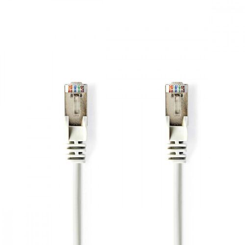 Câble Réseau CAT5e SF/UTP | Câble RJ45 (8P8C) Mâle vers RJ45 (8P8C) Mâle | 7,5 m | Blanc