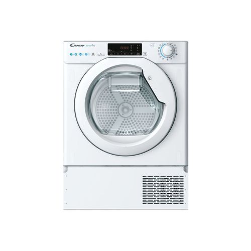 Sèche-linge Candy SMART Pro BCTD H7A1TE-S - intégré - WiFi - Niche - 60x60x83 cm (lxpxh) - chargement frontal - blanc