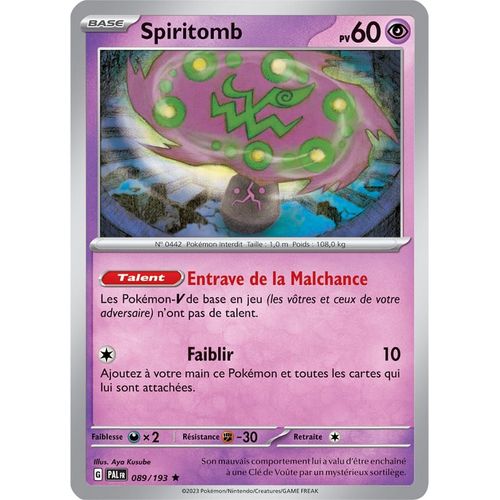 Spiritomb - Holo - 089/193 - Evolutions À Paldea