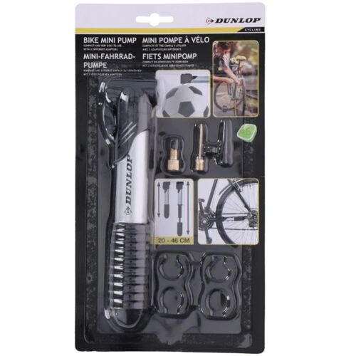 Dunlop Bike Mini Pump Cycling 8711252102184 Mini Pompe A Velo Pneu Trottinette Ballon Foot Basquet Rugby Comasound Kartel Csk Online
