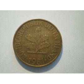 Pièce Allemande 50 Pfennigs Année 1981