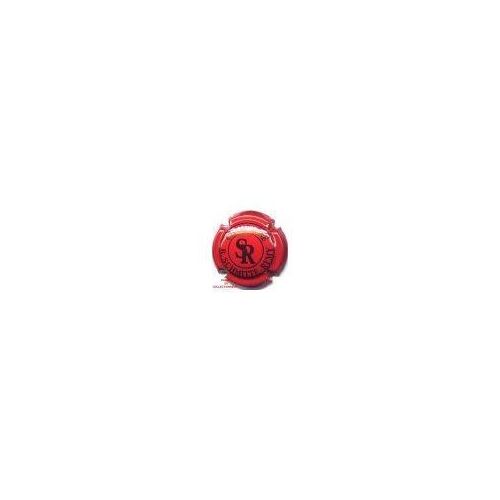 Muselet Capsule De Champagne B. Schmitte Remy - Sr - Fond Rouge
