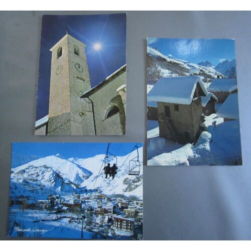 Lot De 3 Cartes Postales De Valloire (Avec Correspondance, 1 Est Affranchies, Fin Du Siècle Dernier)