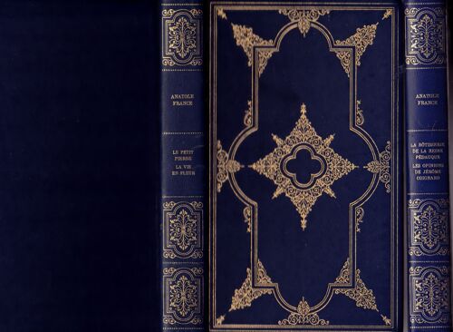 Anatole France La Rôtisserie De La Reine Pédauque - Les Opinions De Jérôme Coignard - Le Petit Pierre - Une Vie En Fleur -  Illustrations Roland Topoer Et Jean Gourmelin Edito-Service Genève 1990 