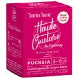 Teinture textile rose fuchsia colorant + sel + fixateur HAUTE COUTURE LIGHTNING