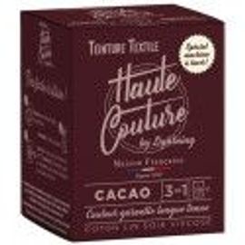 Teinture textile marron cacao colorant + sel + fixateur HAUTE COUTURE LIGHTNING