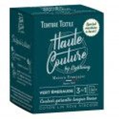 Teinture textile vert emeraude colorant + sel + fixateur HAUTE COUTURE LIGHTNING