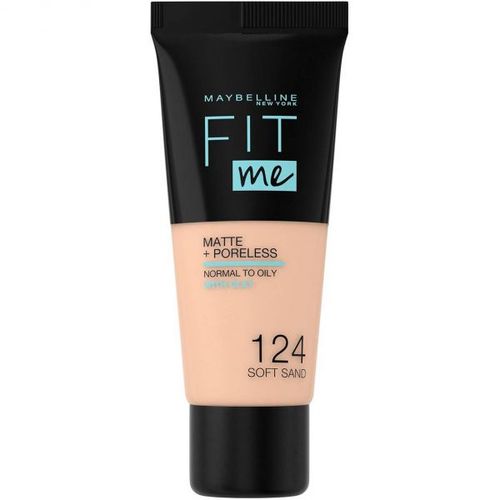 Maybelline New York - Maybelline New York - Fond De Teint Fit Me Matte & Poreless - 124 Soft Sand - 