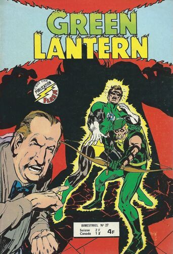 " Drôle D'école ! " ( Green Lantern & Green Arrow + Le Géant Qui Volait Les Montagnes + ... + Adam Strange + Etc ...) : Green Lantern N° 27 ( Mai 1979 )