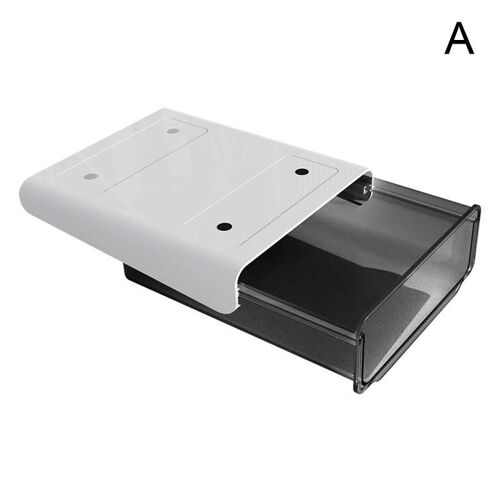 Organiseur de bureau auto-adhésif, boîte de rangement, organiseur caché, pour bureau, papeterie, Table, M3R5