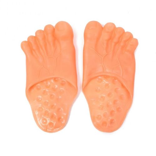 Pantoufles D'halloween À Orteils Amusants De 30cm, Simulation De Grands Pieds, Chaussures De Plage, Diapositives Unisexes, Accessoires De Noël, Pantoufles De Cosplay