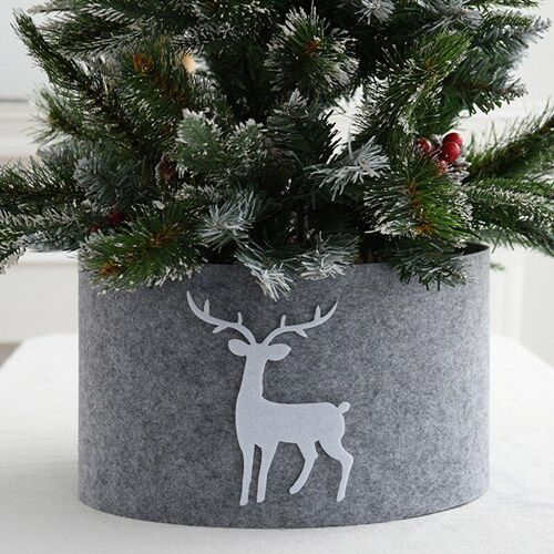 Jupe d'arbre de noël et nouvel an, décorations pour la maison, couverture d'arbre doux, ornement de noël, 2022