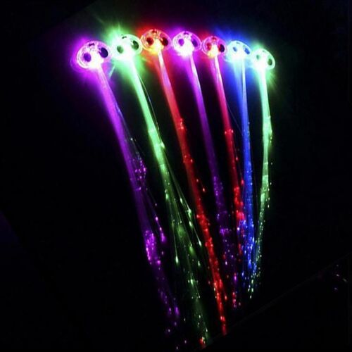 Lumière Pour Cheveux, Décorations De Noël, Bandeau Led, Lumières De Fête, Halloween, Pince À Tresse Scintillante, Lumières Flash D'anniversaire, Ondes Lumineuses