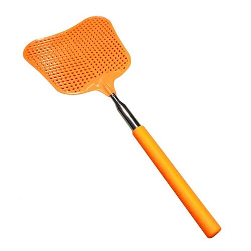 Tapettes à mouches télescopiques extensibles, outil anti-moustique, piège à mouches rétractable, fournitures de jardin, 110cm, 1 pièce