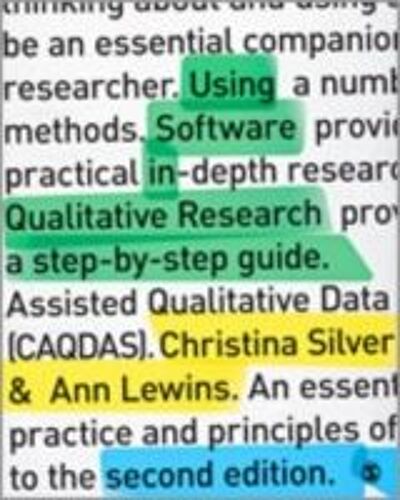 Using Software In Qualitative Research