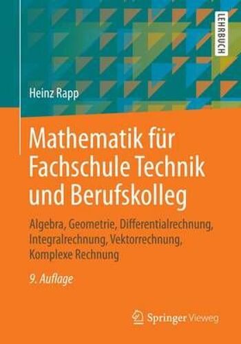 Mathematik Für Fachschule Technik Und Berufskolleg