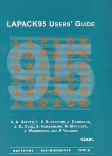 Lapack95 Users' Guide