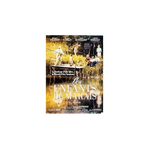 Les Enfants Du Marais - Jean Becker - Jacques Villeret - Jacques Gamblin - André Dussollier - Affiche De Cinéma Pliée 120x160 Cm