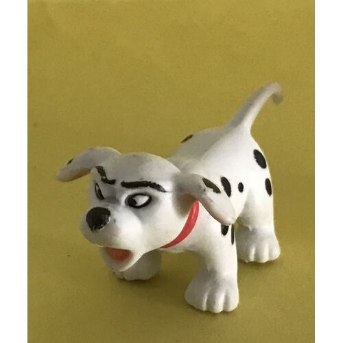 Figurine Chiot Qui Aboie Avec Un Collier Rouge - Série Les 101 Dalmatiens (Disney)