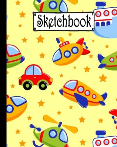 Sketchbook: Helicopter Notebook For Drawing, Writing, Painting, Sketching Or Doodling , Large (8 X 10 Inches) For Teens Kids Students Girls For Home School College For ...
