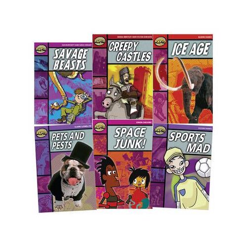 Learn At Home: Rapid Reading Pack 2 For Struggling Readers In Years 3-6 (6 Dyslexia-Friendly Reading Books)
