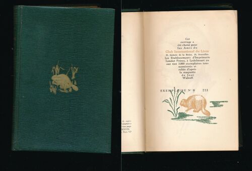 Un Homme Et Des Bêtes (Pilgrims Of The Wild) -Traduction De Jeanne Roche-Mazon