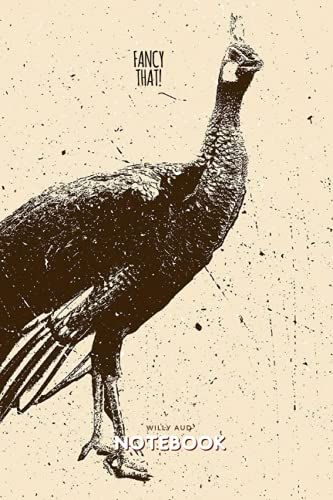 Willy Aud Notebook - Lined Pages: Royal Peacock (Nbl092100575)