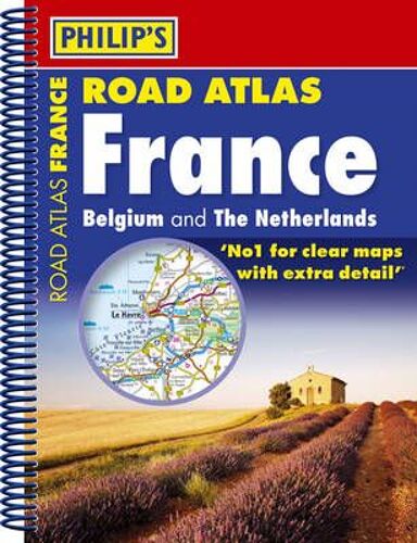 Philip's Road Atlas France, Belgium And The Netherlands