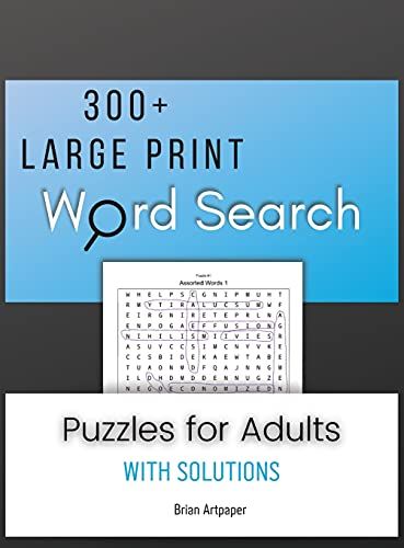 300 + Large Print Word Search