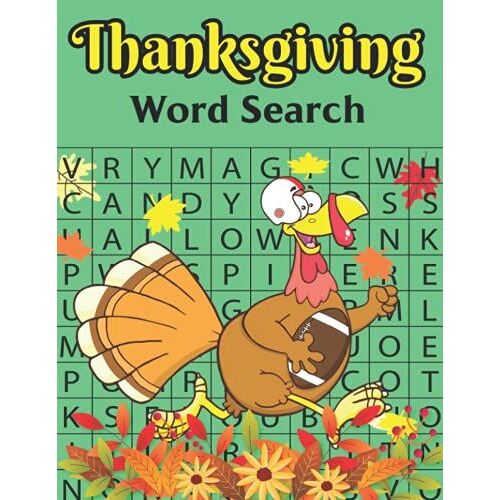 Thanksgiving Word Search: Gifts For Thanksgiving Day With Holiday Word Search Puzzle Books For Adults And Kids Turkey Day Funny