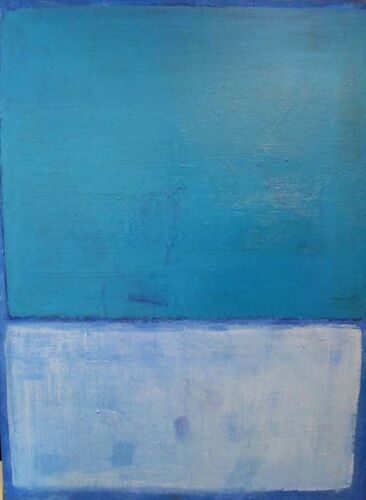 Tableau Abstrait Bleu 48