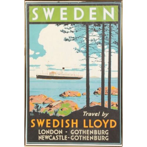 Affiche Sweden Suède 