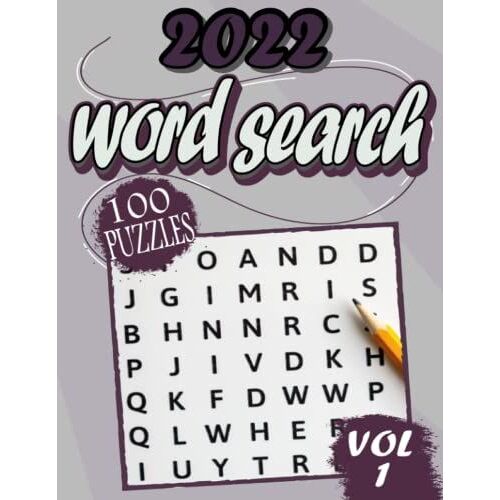 2022 Word Search Large Print Puzzle Books For Adults :: 100 Puzzles Word Finds Puzzle Book For Adults & Seniors, Word Search Activity "Vol 1".