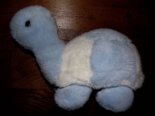 Doudou Tortue Jacadi Blanc Bleu Ciel  Peluche Jouet Enfant Bébé Naissance Mixte  