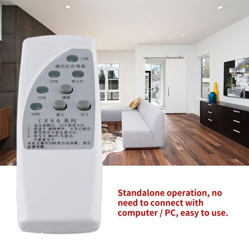 Duplicateur De Cartes D'identité Rffid Portatif Cr66, Programmeur, Lecteur, Copieur À 3 Boutons Avec Indicateur Lumineux