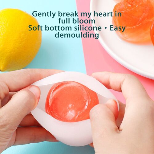 Plateau De Glaçons 3d En Silicone, Rose Bricolage Pour La Fabrication De Glace, Utiliser Du Whisky Frais, Du Vin, Outils De Cuisine, Moule À Pudding