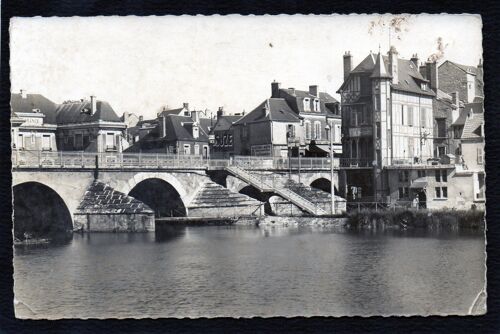 Carte Postale Ancienne, France, Cher ( 18 ), Vierzon, Le Vieux Pont Et Vieilles Maisons
